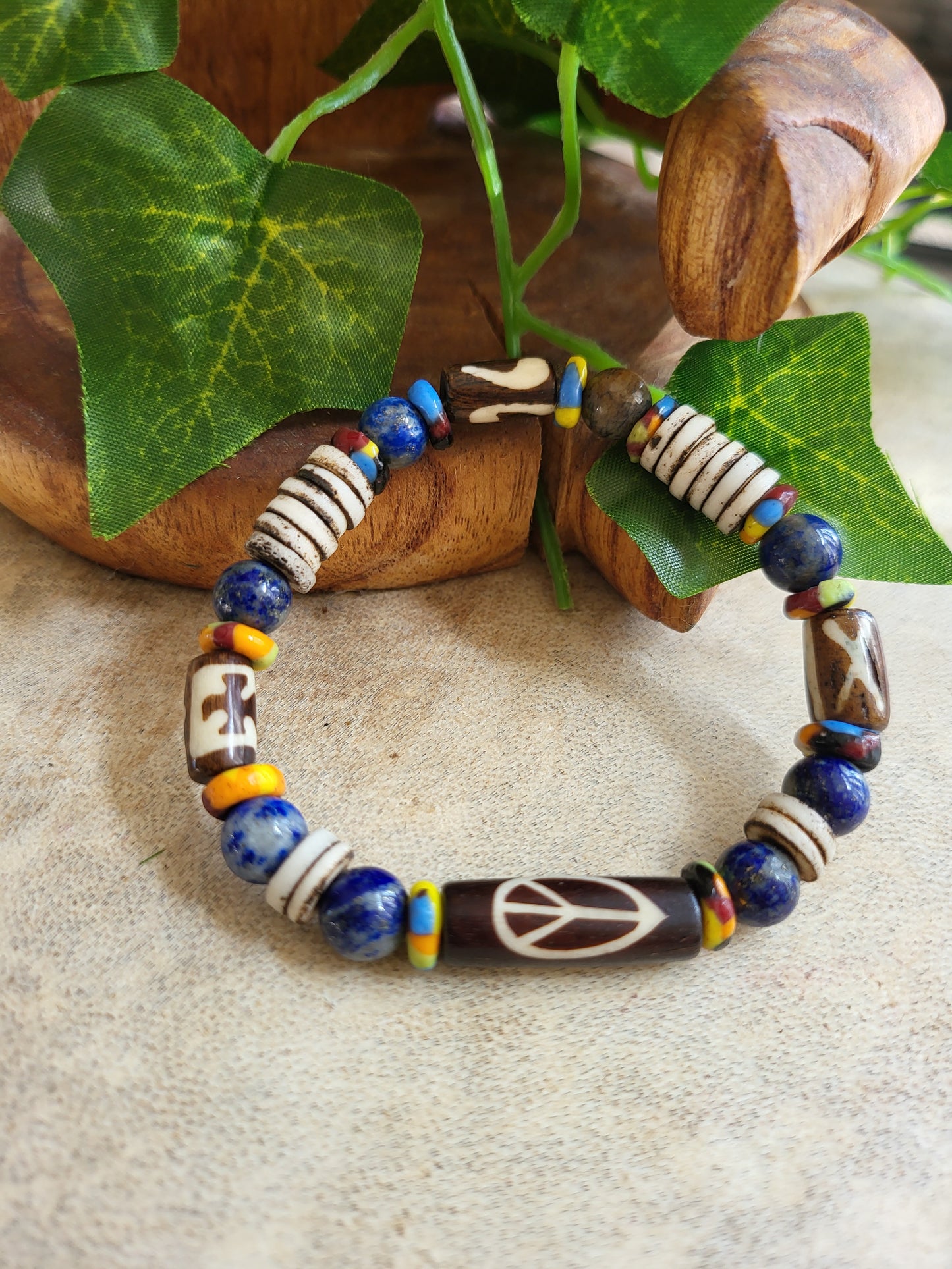 African Vibe Peace Bracelet