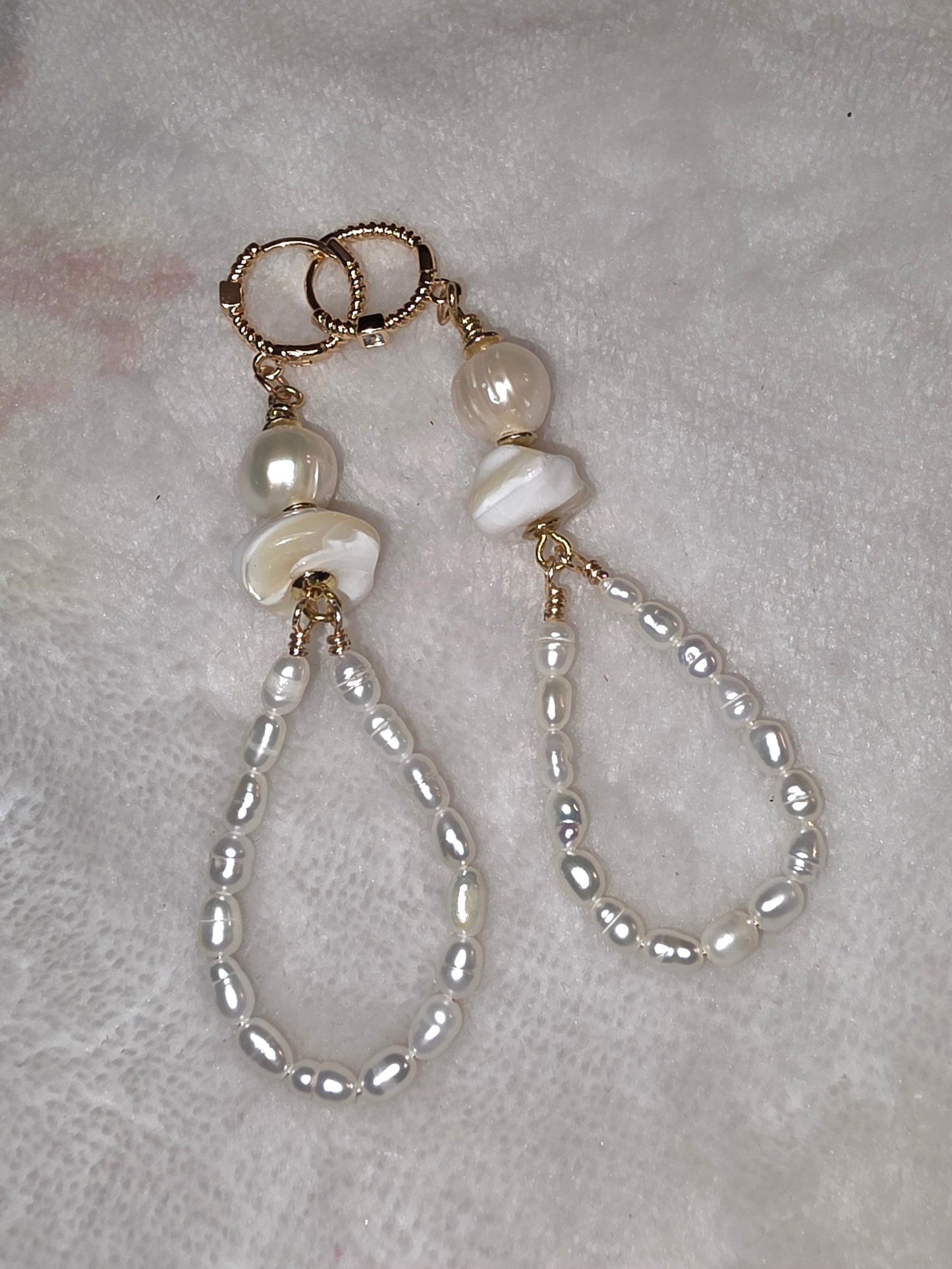 Cultured Pearl Drop Earrings