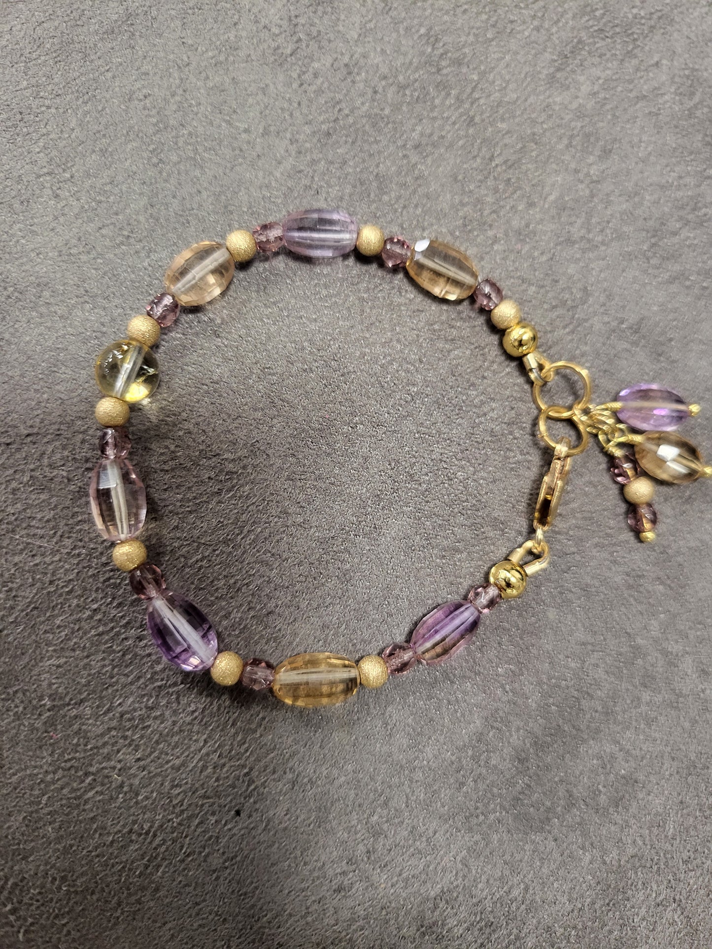 Amethyst Citrine Bracelet